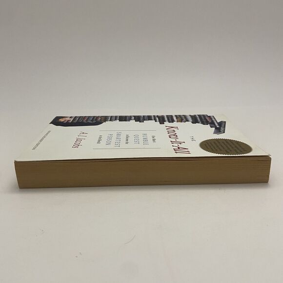 The Know-It-All By A.J. Jacobs (2004, Trade Paperback) - Picture 10 of 11